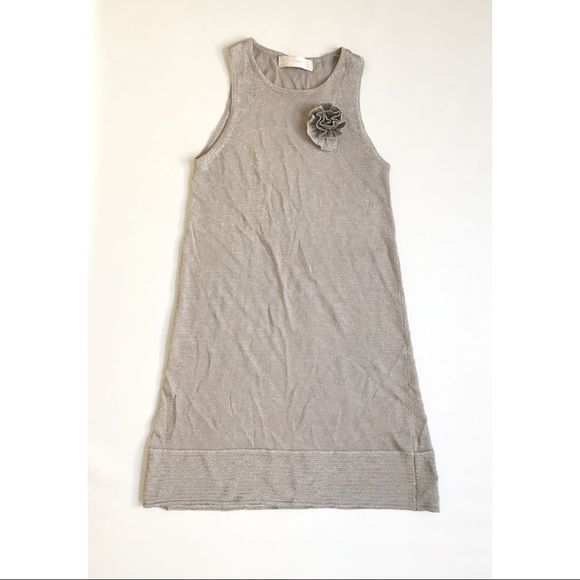 Zara Sparkling silver shift dress - Picture 3 of 8